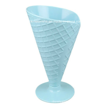 Melamine Ice Cream Cup with Spoon (CP087)